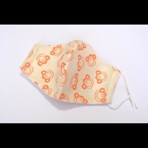 3 layers of kid (boy and girl) fabric face mask.